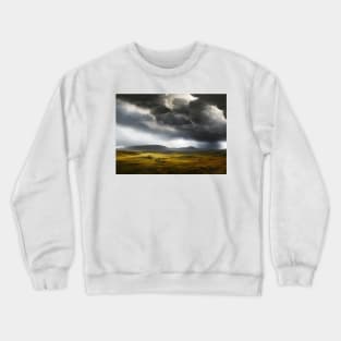 Stormy Clouds over the Highlands of Scotland Crewneck Sweatshirt